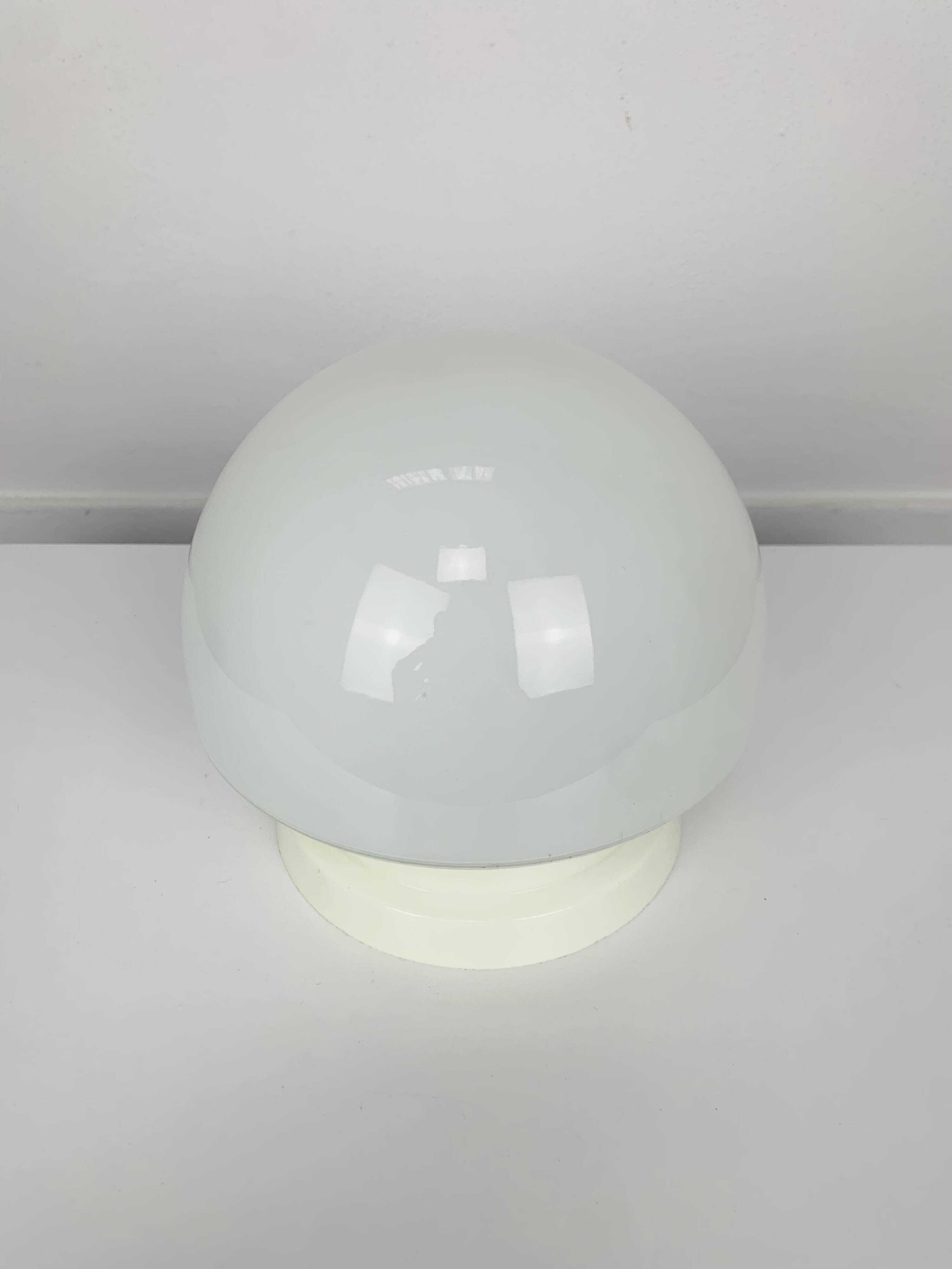 Opaline mushroom ball wall lamp from Massive
