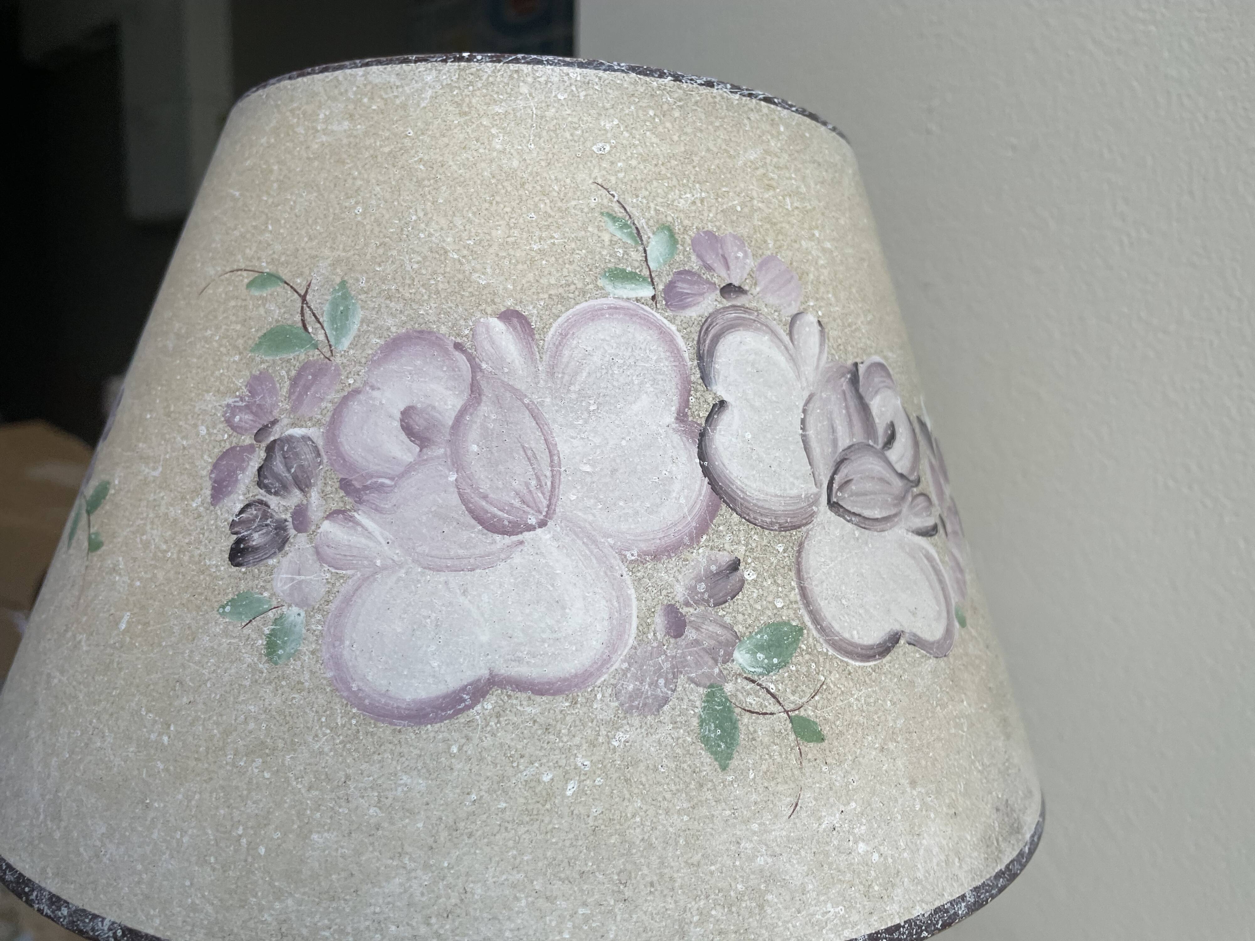 Ceramic table lamp 1970s by Sacavem