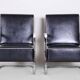Set of Art Deco Armchairs attributed to Mücke Melder, 1930s