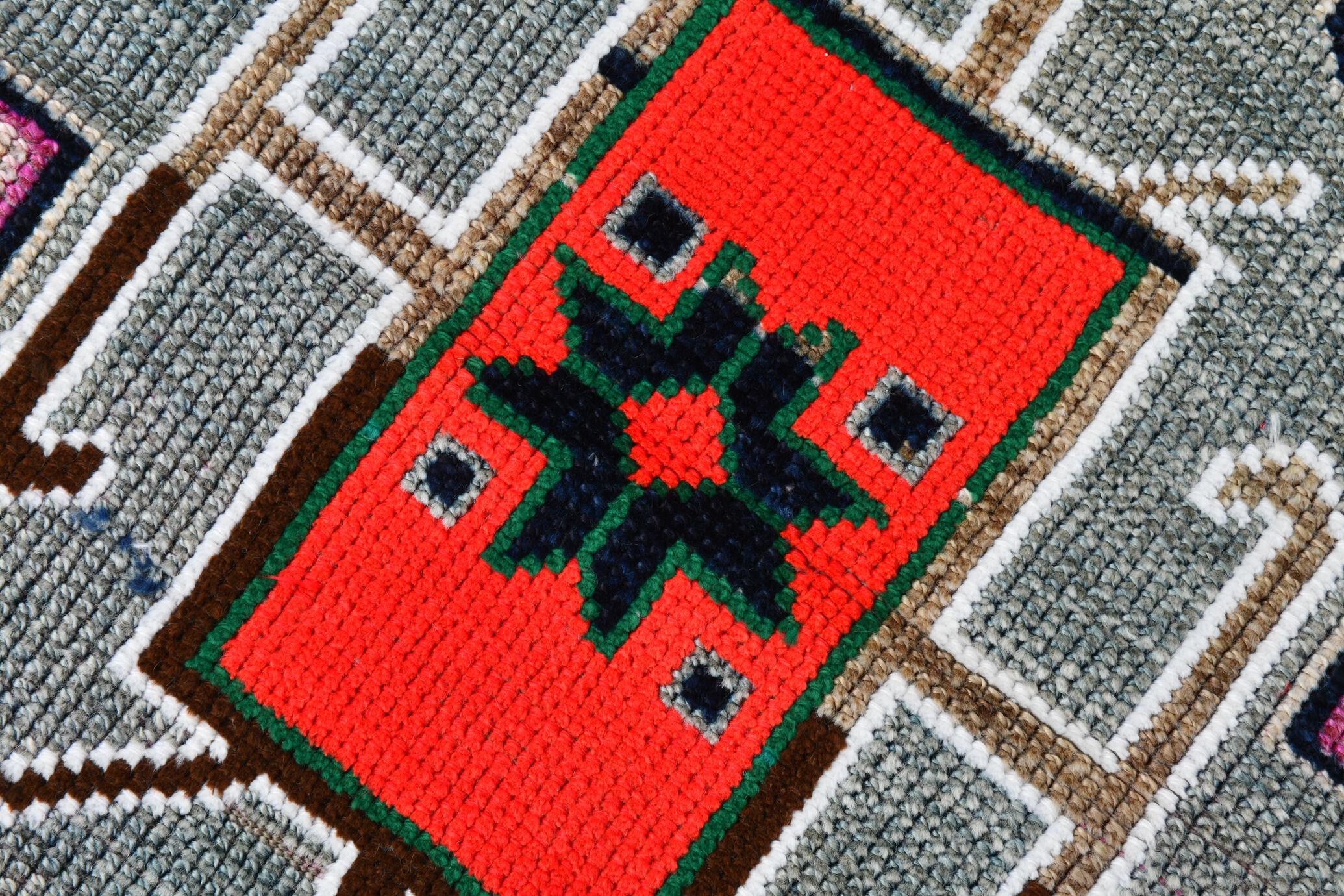 3x12 Vintage Herki Runner Rug