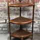 Corner shelf in rattan 70
