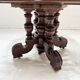 Napoleon III central leg table, solid mahogany, 19th century