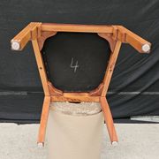 Lot table et ses 6 chaises Art déco de Saddier & fils