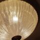 Grande lampe vintage en verre italien