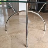 IKEA glass coffee table, 1980s