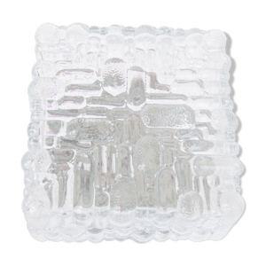 plafonnier en verre carré