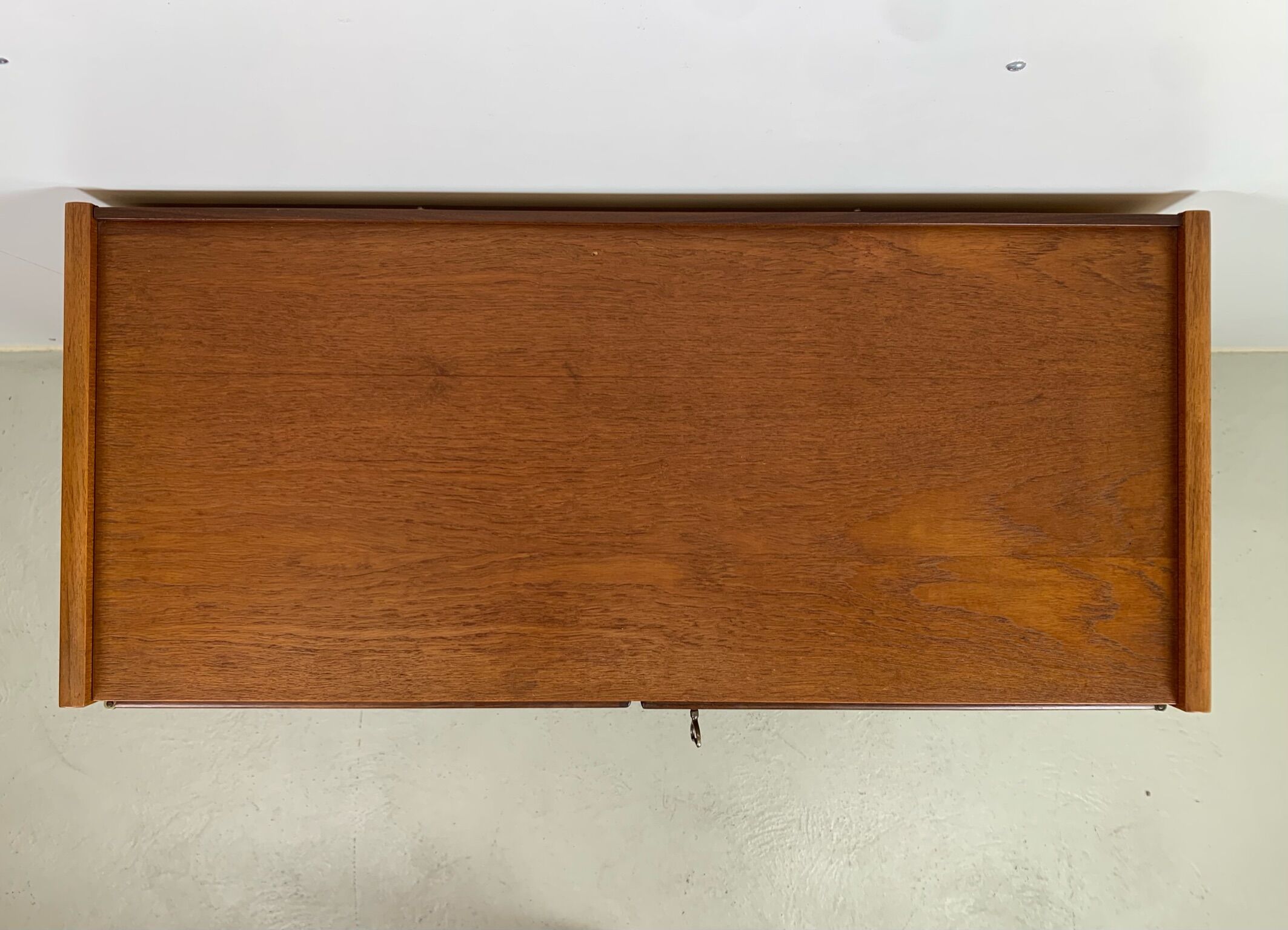 Slim teak cabinet swedish midcentury 1960s