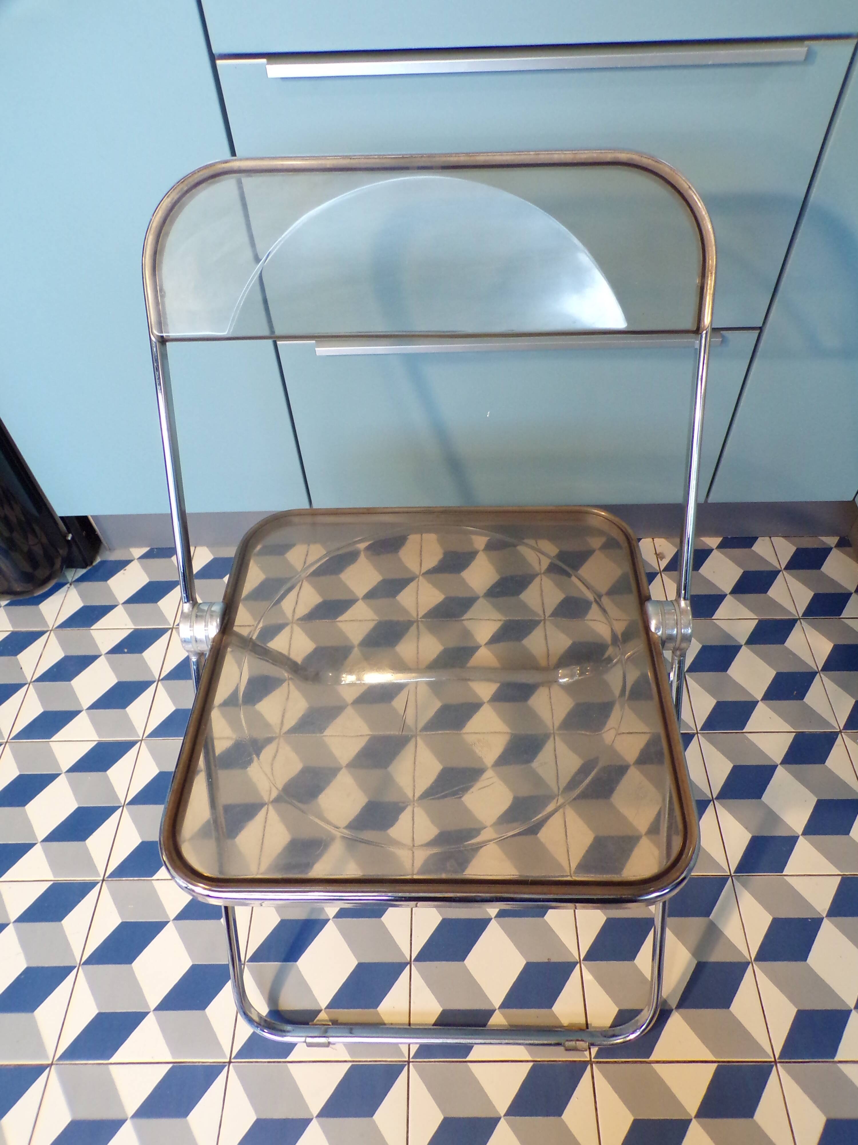 Chaise Plia par Giancarlo Piretti pour Anonima Castelli