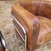 Vintage leather armchairs