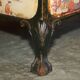 Antique Howard & Sons canapé, Aesthetic Movement, claw and ball feet, chinoiserie fabric.