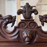 L XIII style oak sideboard