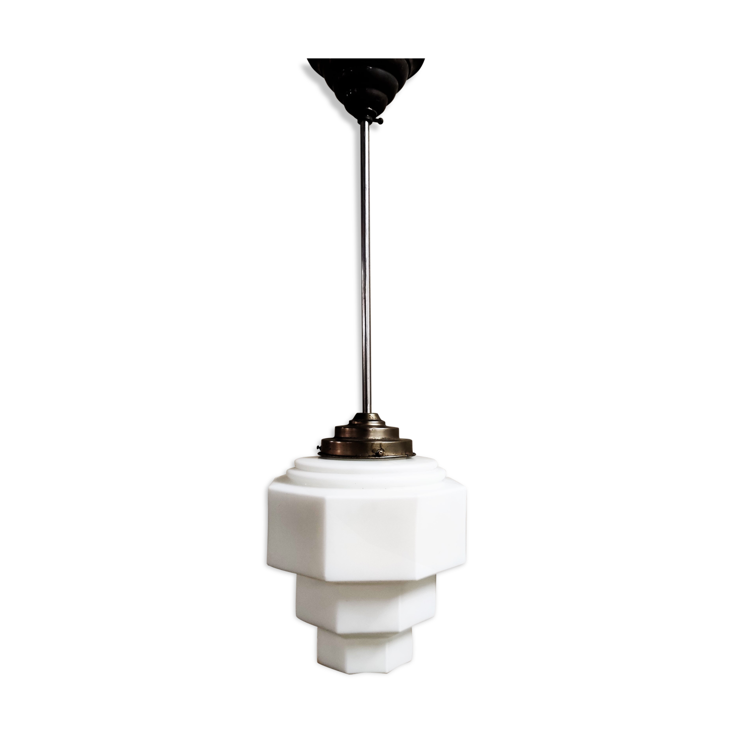 Art deco skyscraper pendant light 1930s