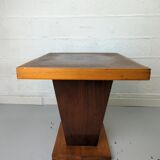 Square pedestal table art deco year 30