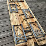 Guinguette table and benches