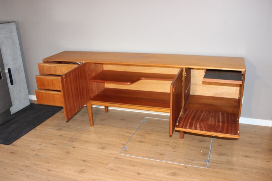 Scandinavian-style teak vintage sideboard by Tom Robertson for McIntosh