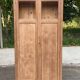 Parisian bonnetière cabinet, stripped display in solid oak from the 1930s.