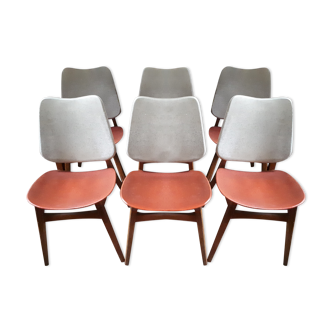 Chairs vintage Doubinski Frères