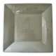 Large celadon square plate