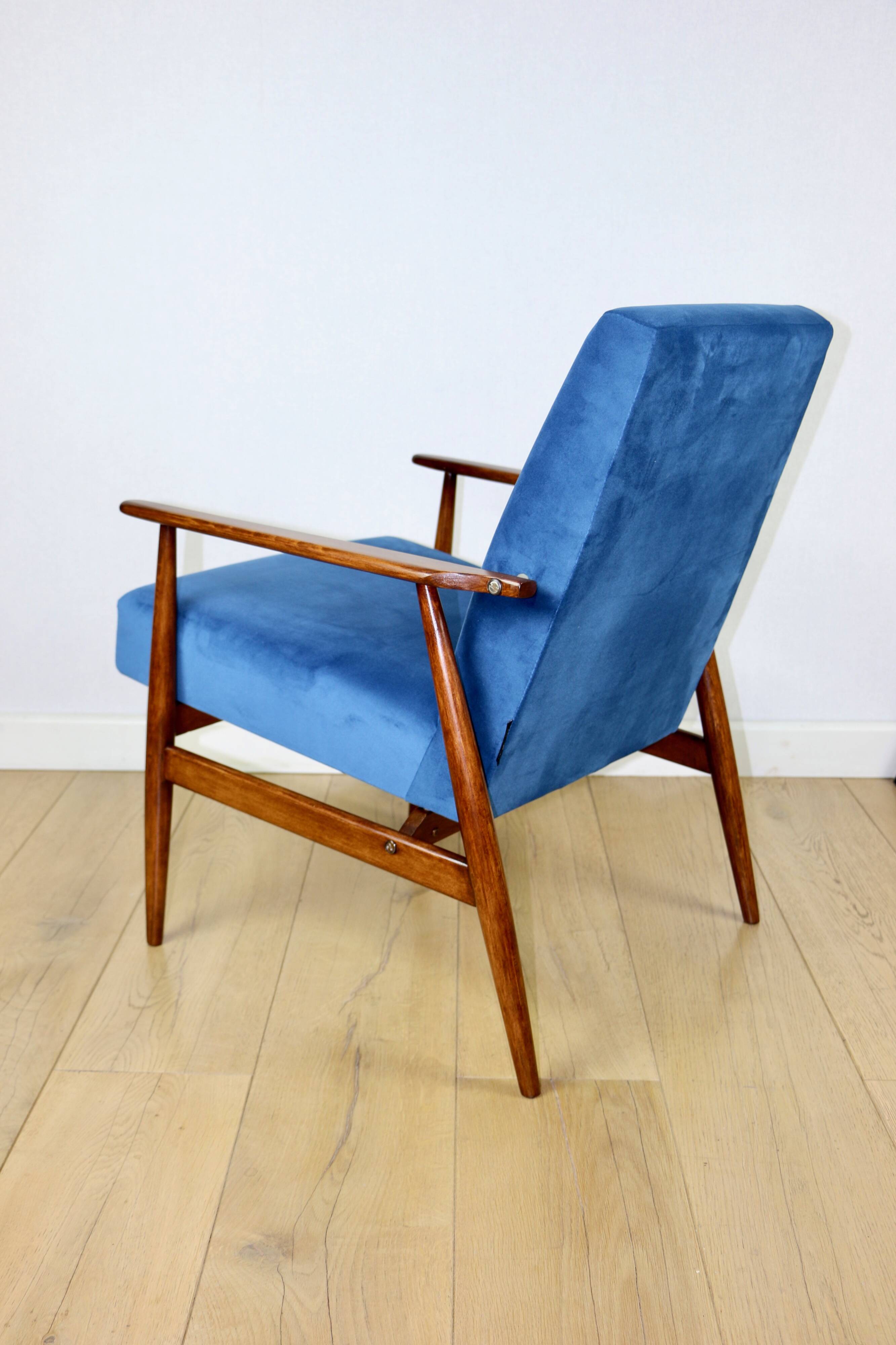 Vintage Easy Armchair 'Lis', 1970s blue - 2 pieces available