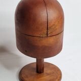Old wooden hat shape on foot, 1900