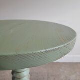 Patinated green gueridon