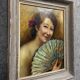 Oil painting on canvas circa 1940-1950