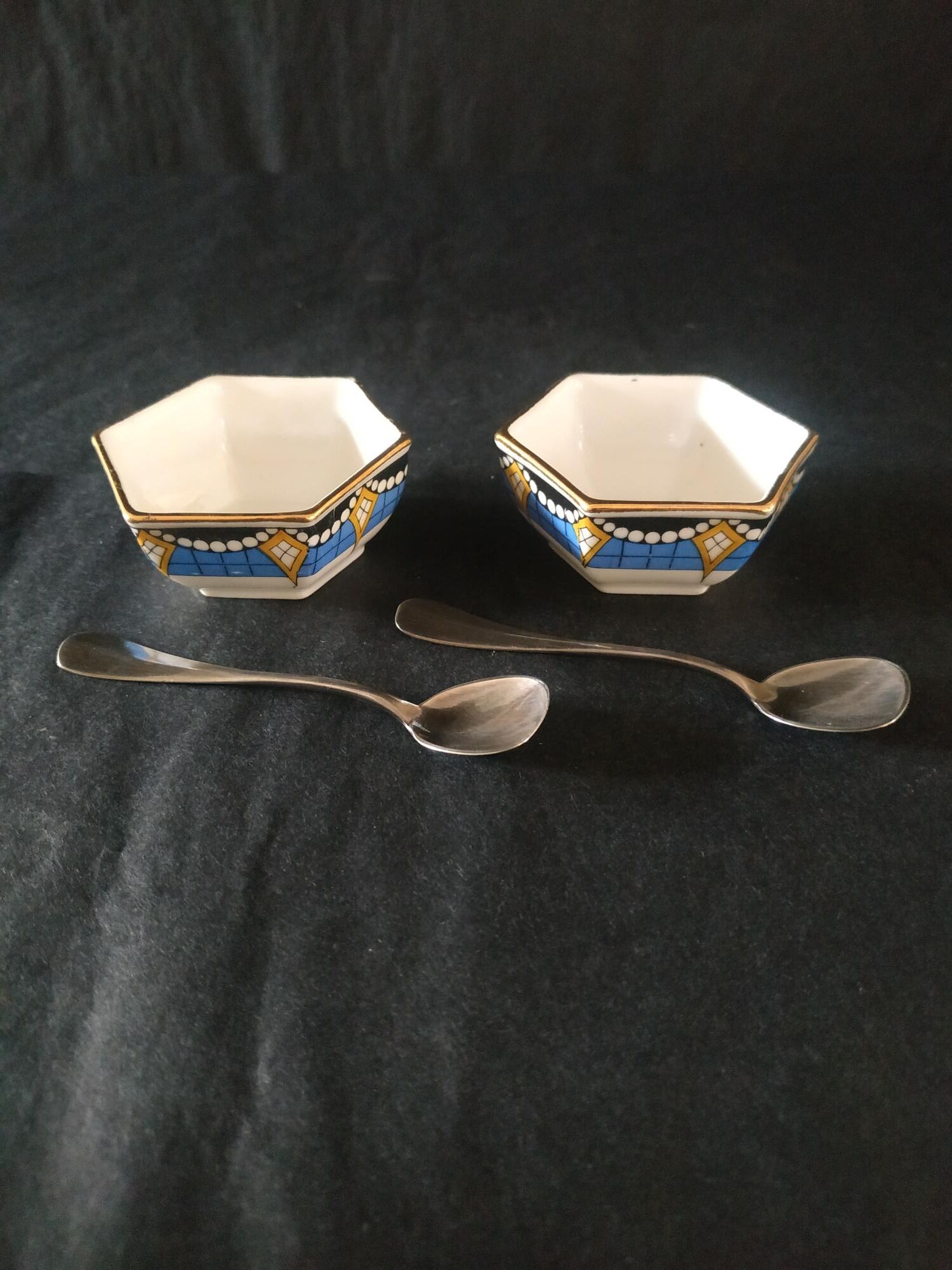 Salerons art deco Astral Limoges