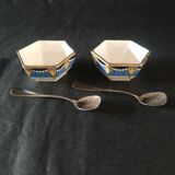 Salerons art deco Astral Limoges