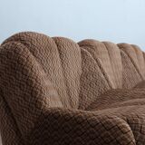 Canapé modulaire italien vintage inspiré des fleurs, années 1970