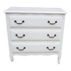 Ancienne commode en bois blanc