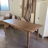 Solid oak farm table