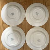 Deep plates made of ironstone