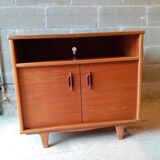 Commode teck style scandinave 1970