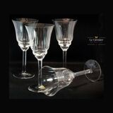 4 verres à vin en cristal ciselé Villeroy et Boch