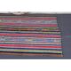 Vintage Turkish Hand-Knotted Wool Cotton Pink Kilim Area Rug 170x245