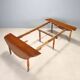 Table ancienne extensible en noyer, Italie, XIXe siècle