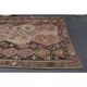 Vintage Turkish Oushak Handmade Wool Cotton Brown Runner Rug 188x416