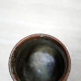 Tasse vintage en grès pyrité