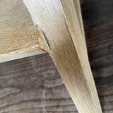 Weathered wooden step stool