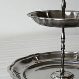 Servant display with two trays in stainless steel Jean Couzon