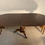 Table en acajou, 19 eme
