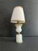 Lampe XIXe en opaline blanche et métal doré