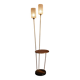 Lampadaire vintage avec tablette intégrée - Année 70