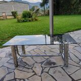 Smoked glass coffee table