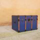 Blue vintage trunk