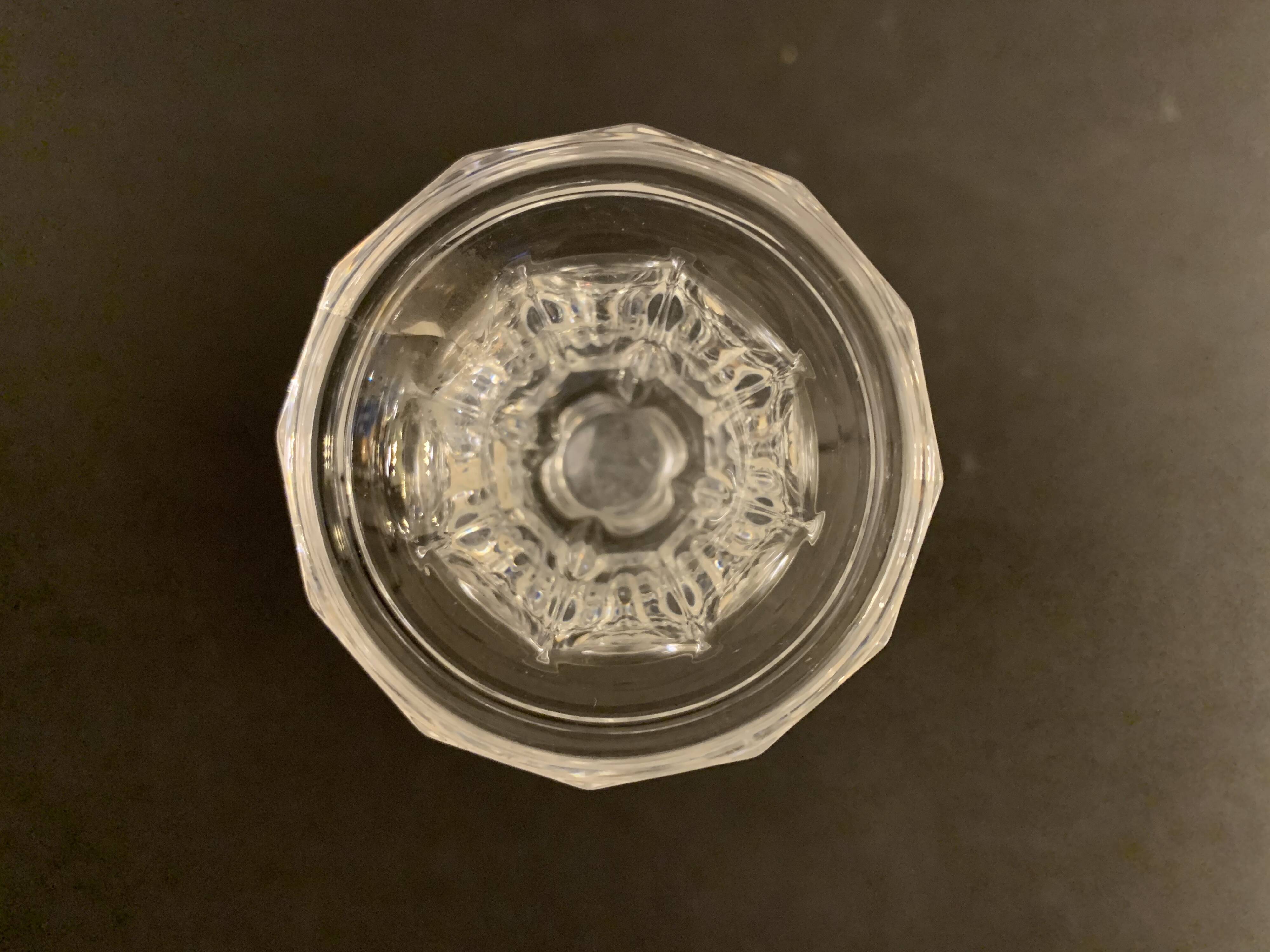 Pair of Arques crystal candlesticks