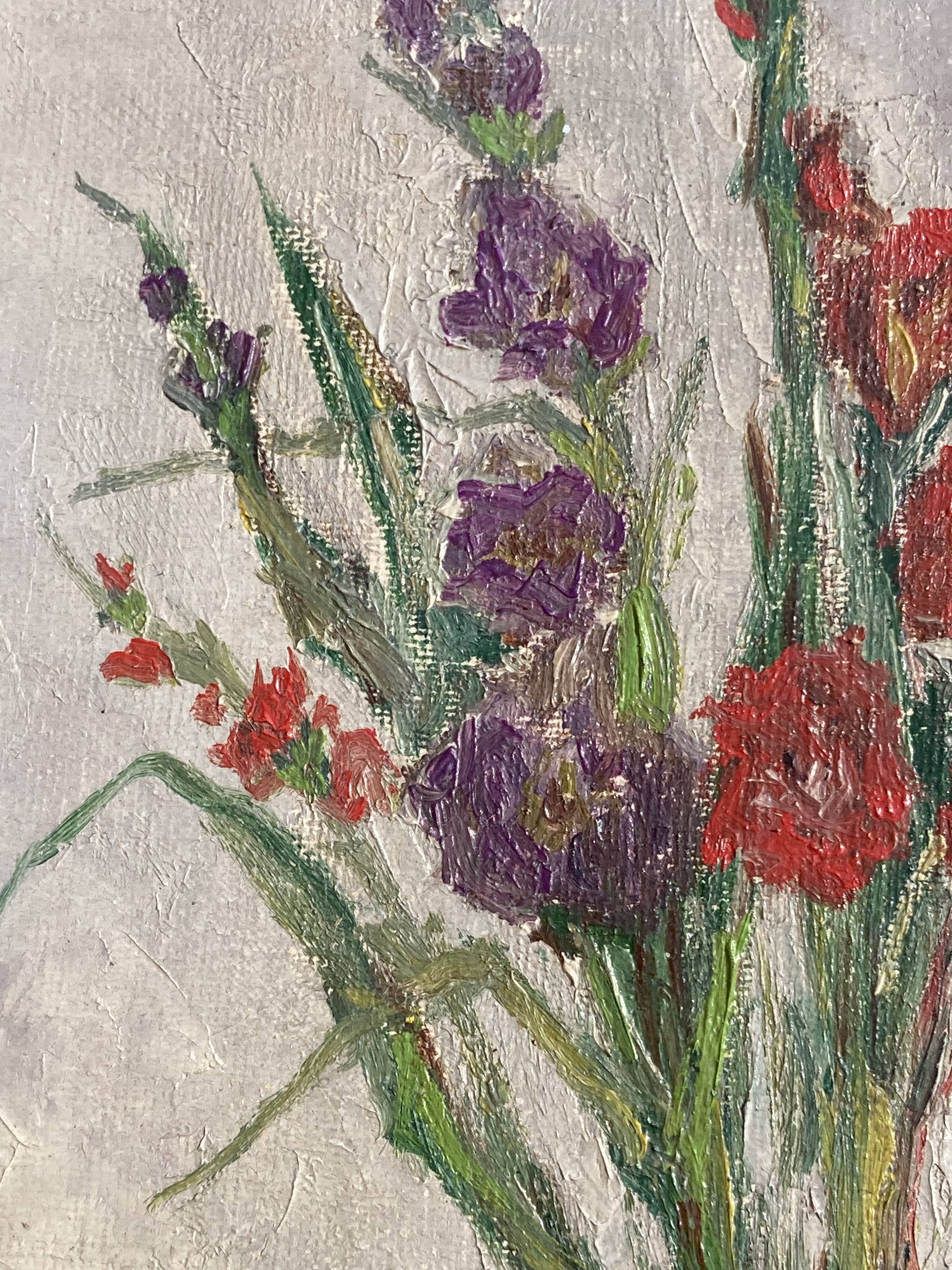 André Roose (Born 1925), The Bouquet, framed oil on canvas