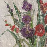 André Roose (Né en 1925), Le bouquet, huile sur toile encadrée