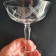 12 champagne glasses cristal Boch