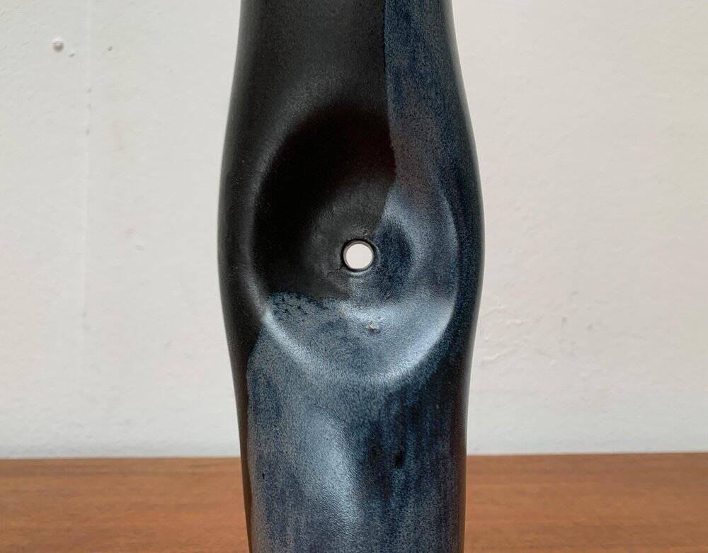 Mid-century German studio pottery vase, 1960s.